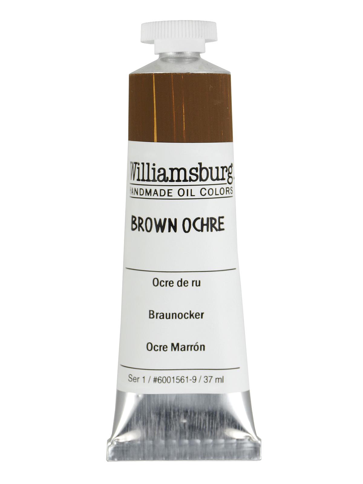 Handmade Oil Colors brown ochre 37 ml