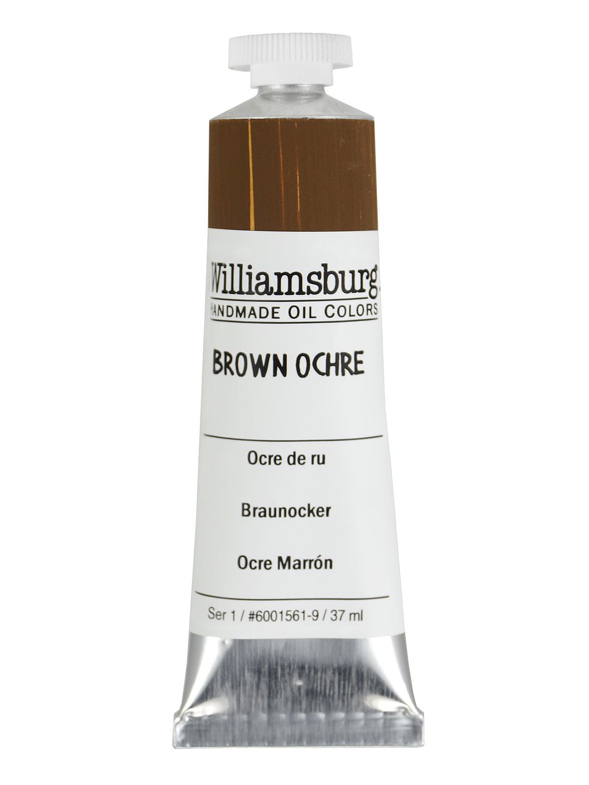 Handmade Oil Colors Brown Ochre 37 Ml