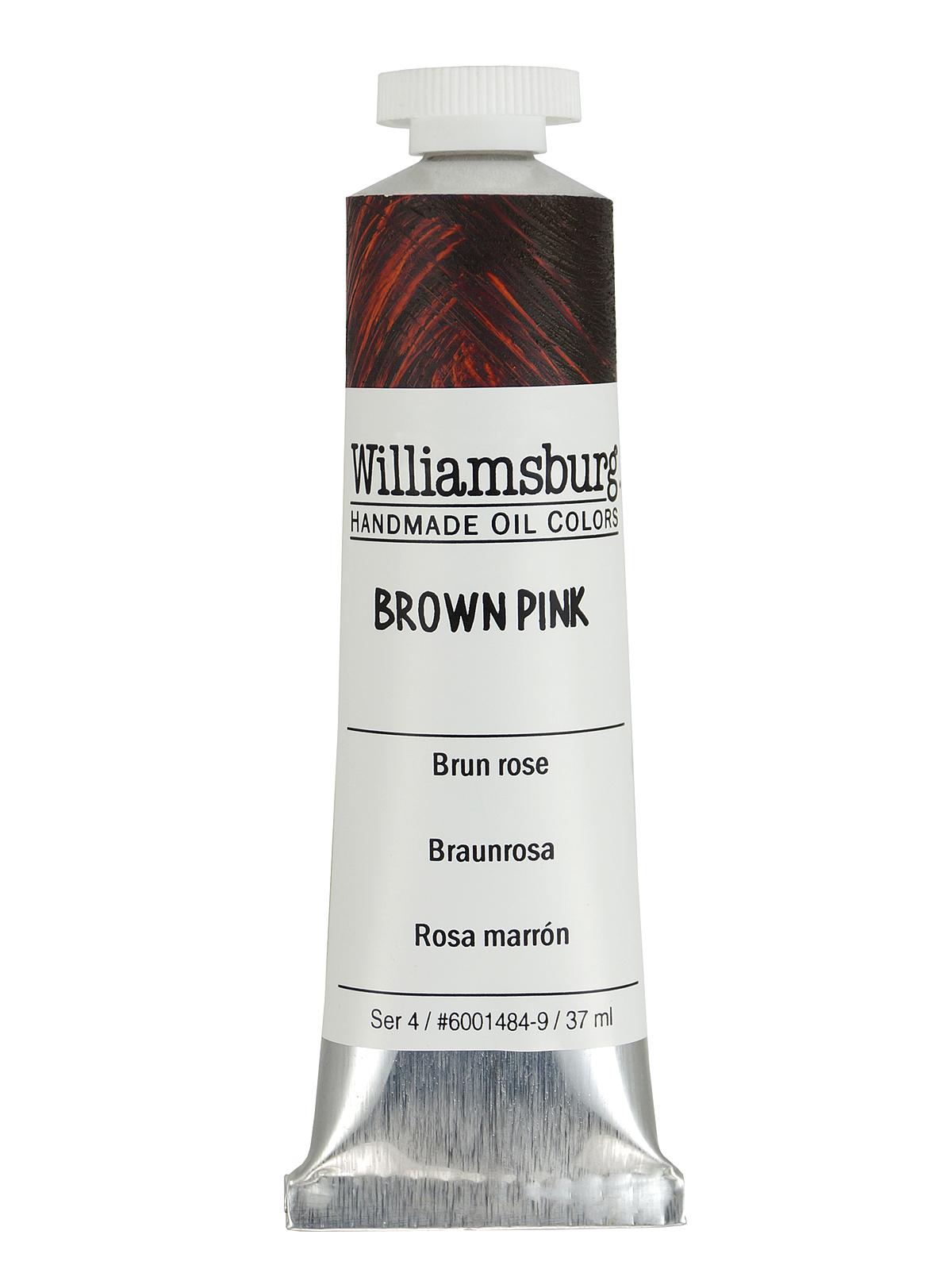 Handmade Oil Colors Brown Pink 37 Ml