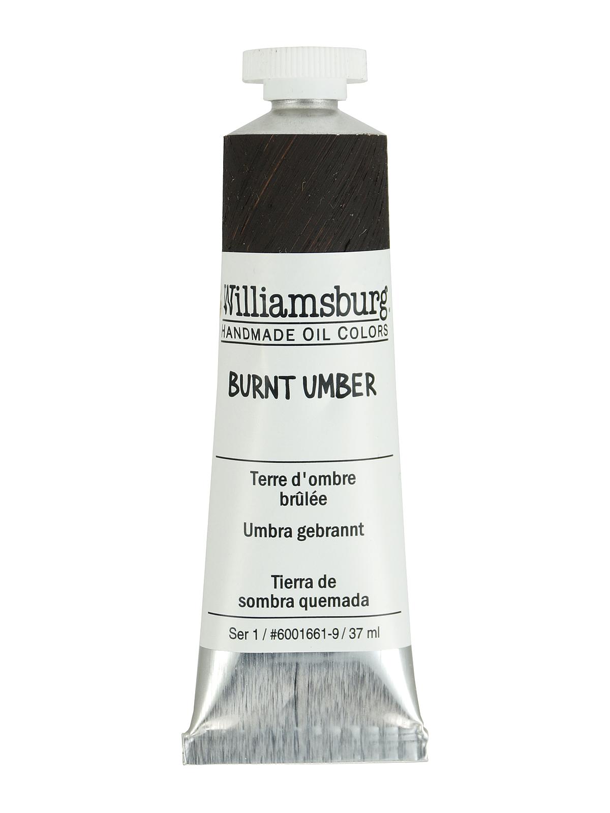 Handmade Oil Colors burnt umber 37 ml