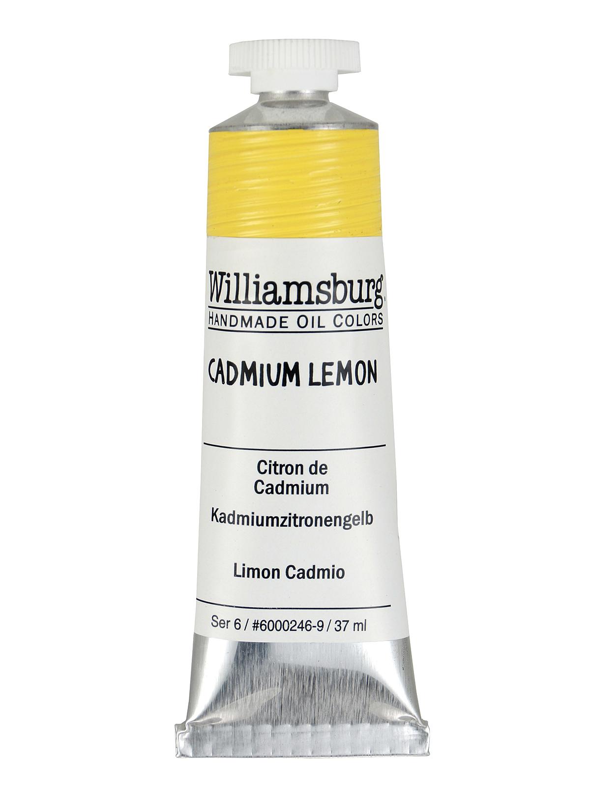Handmade Oil Colors cadmium lemon 37 ml