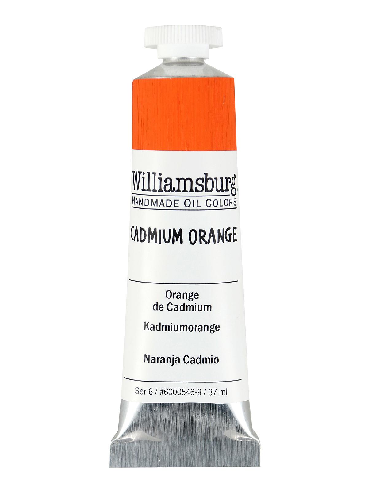 Handmade Oil Colors cadmium orange 37 ml