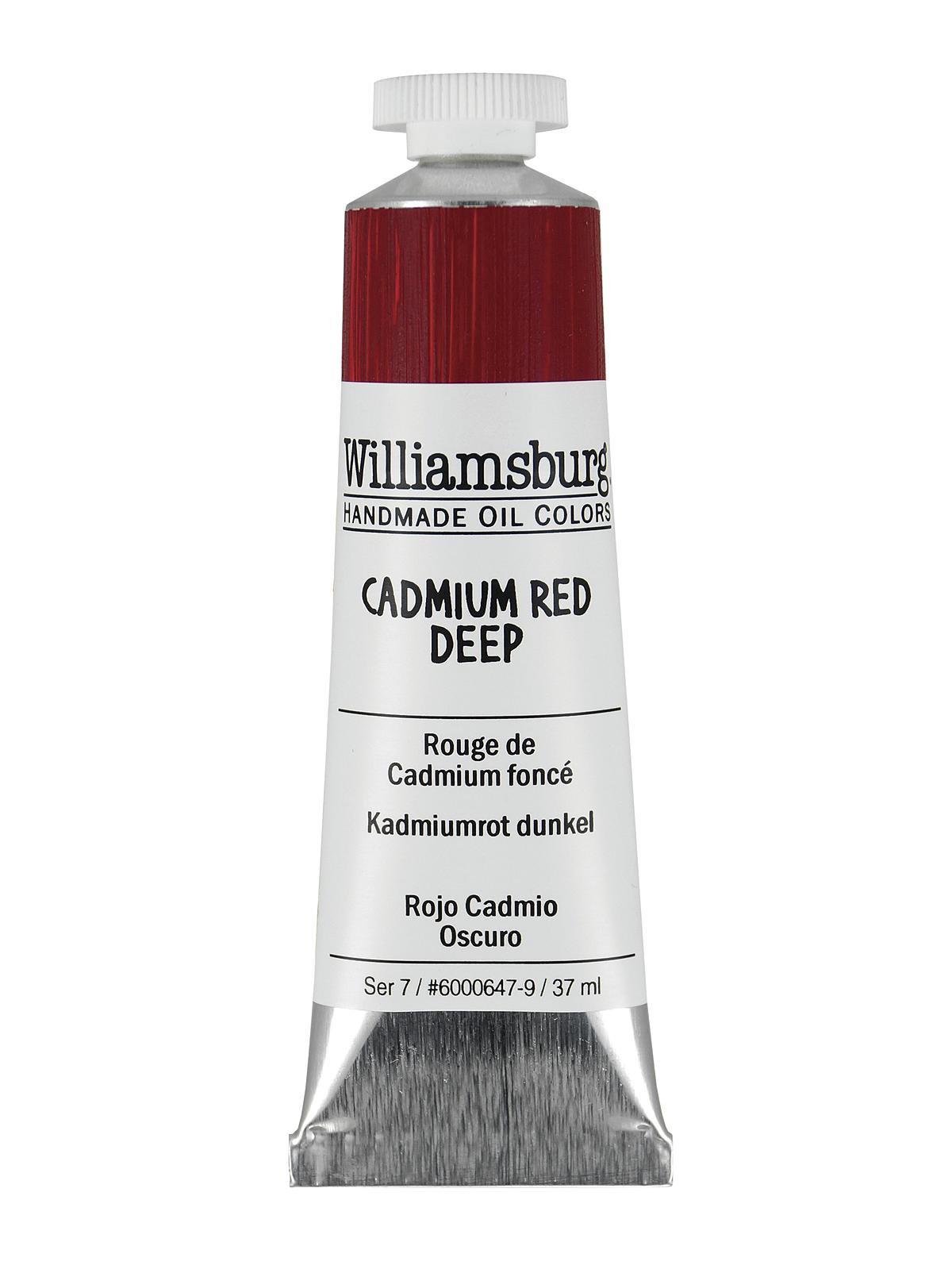 Handmade Oil Colors cadmium red deep 37 ml