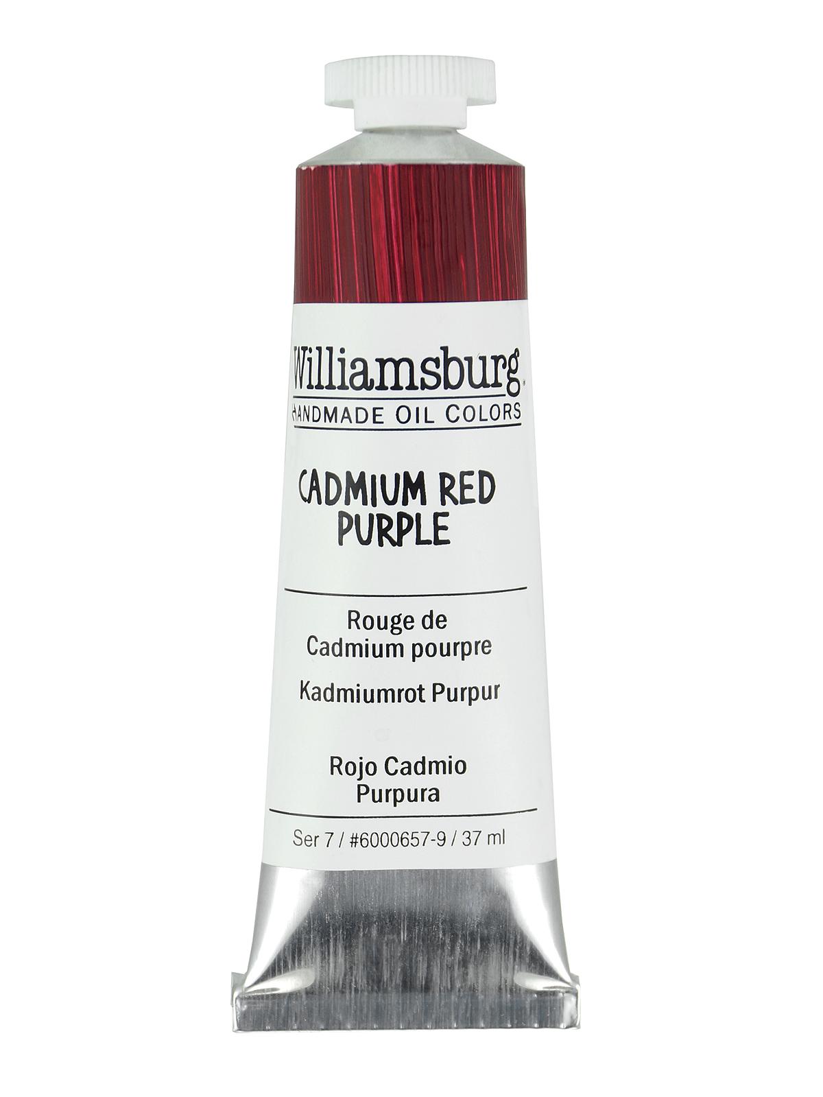 Handmade Oil Colors cadmium red purple 37 ml