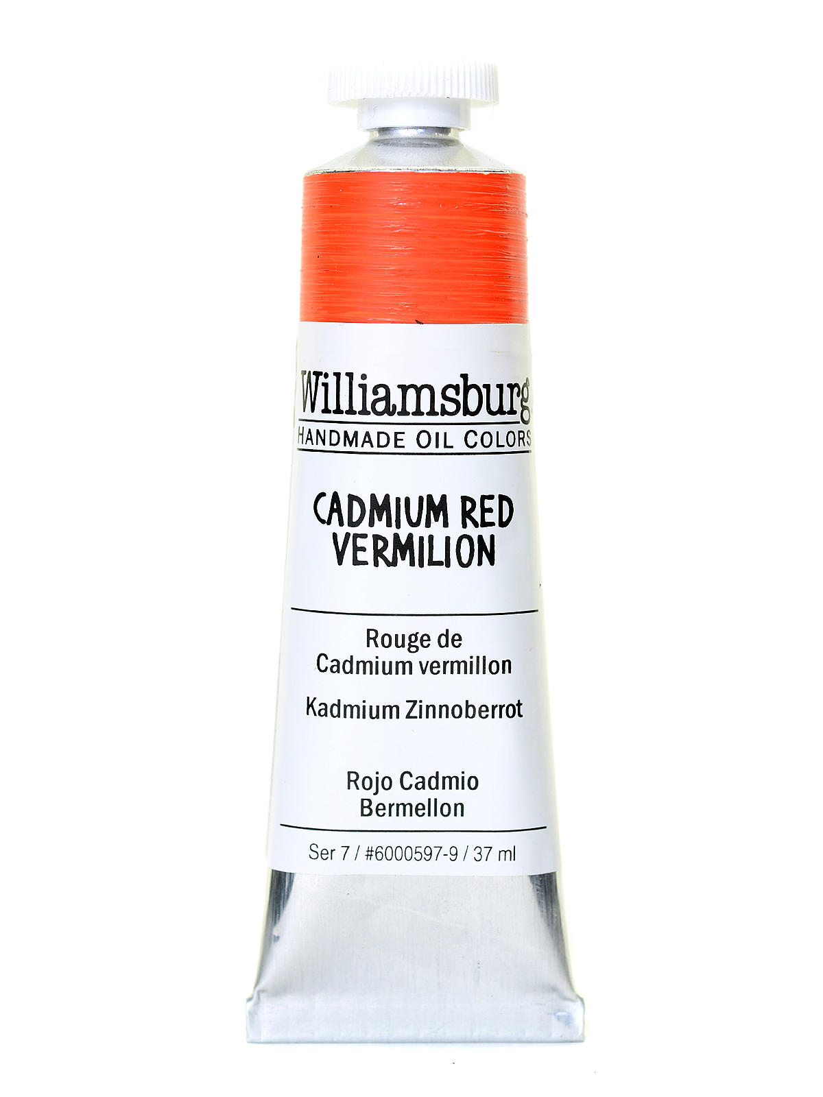 Handmade Oil Colors cadmium red vermillion 37 ml