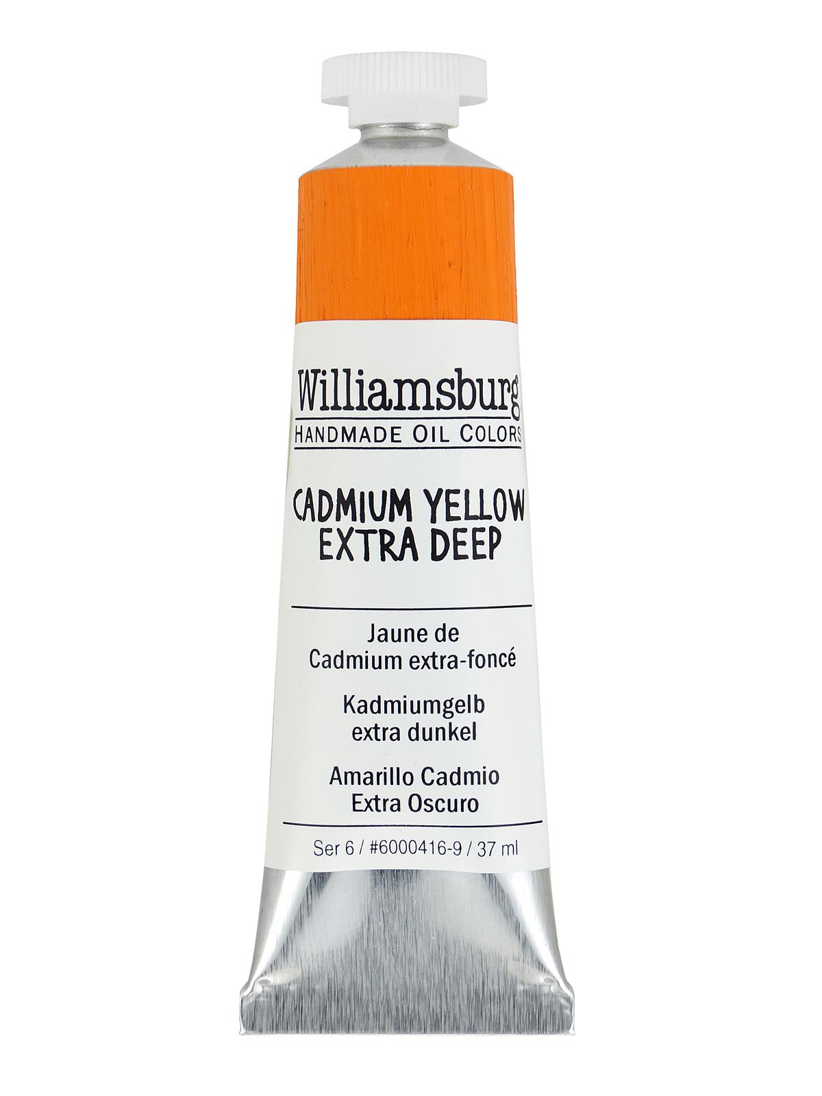 Handmade Oil Colors cadmium yellow deep 37 ml