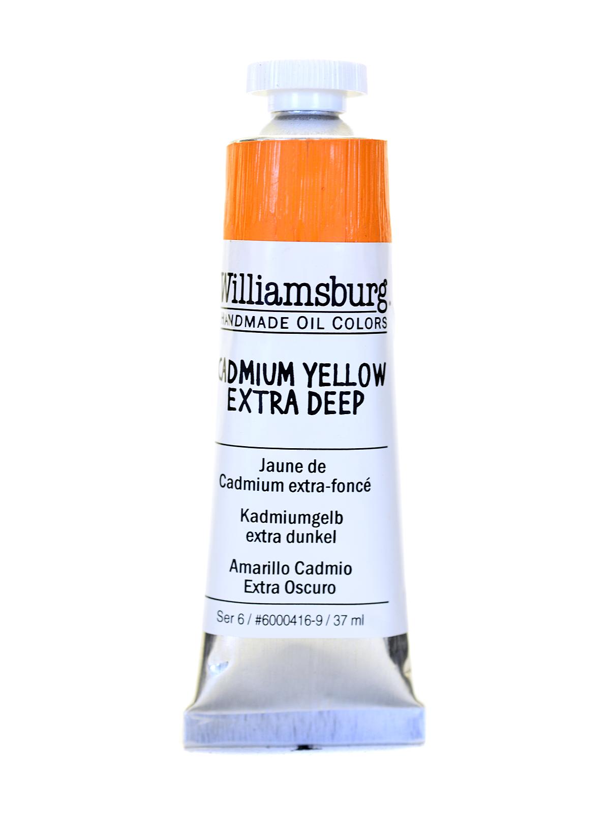 Handmade Oil Colors cadmium yellow extra deep 37 ml
