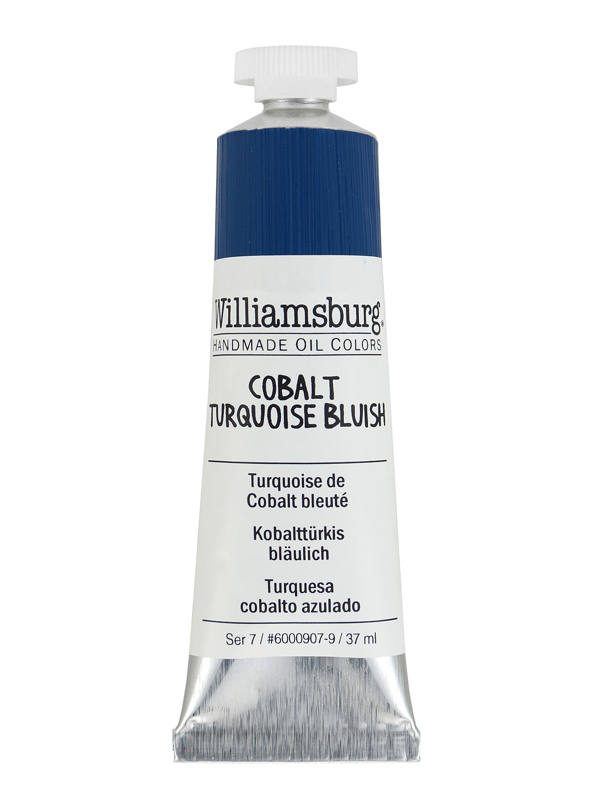 Handmade Oil Colors cobalt turquoise bluish 37 ml