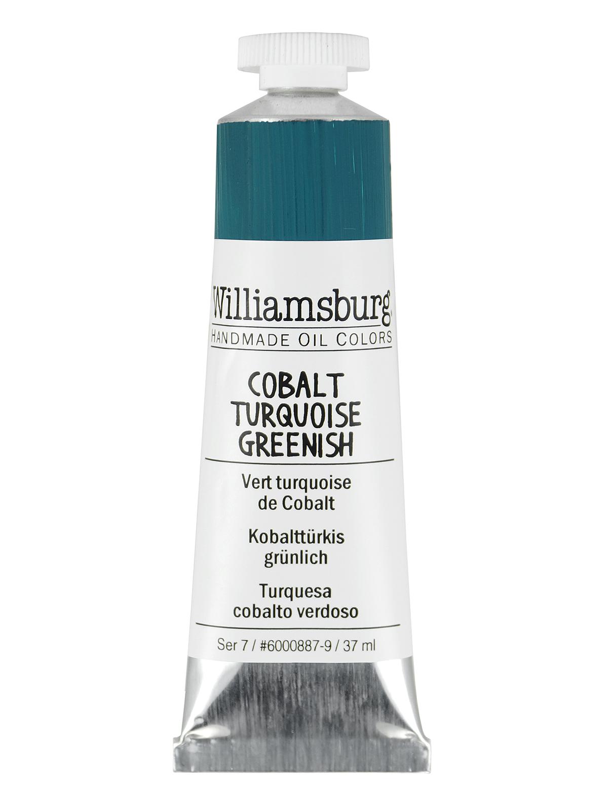 Handmade Oil Colors cobalt turquoise greenish 37 ml