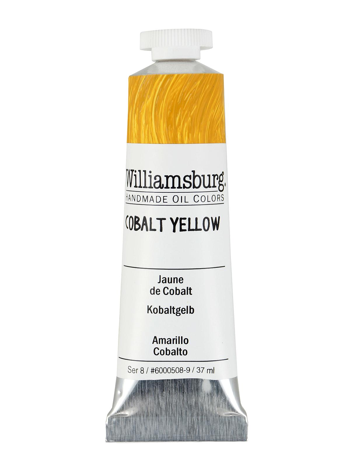 Handmade Oil Colors cobalt yellow 37 ml