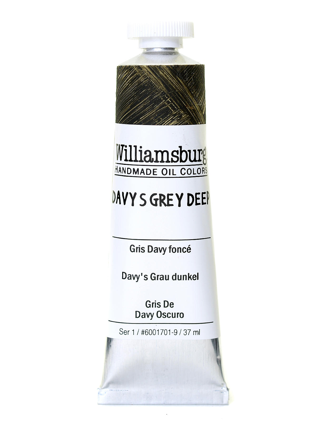 Handmade Oil Colors Davy's grey deep 37 ml
