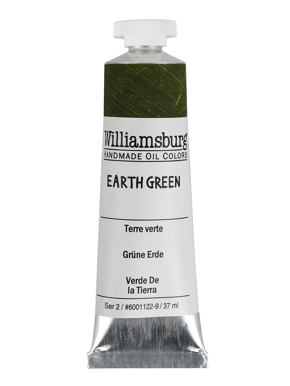 Handmade Oil Colors earth green 37 ml