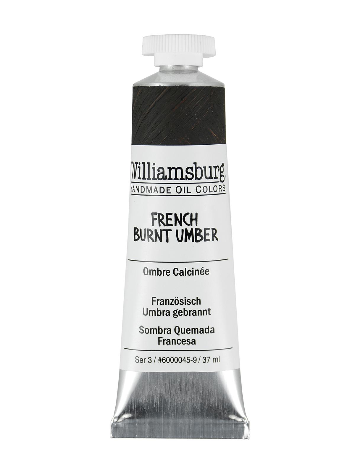 Handmade Oil Colors French burnt umber 37 ml