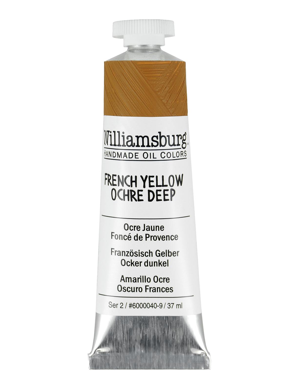 Handmade Oil Colors French Yellow Ochre Deep 37 ml