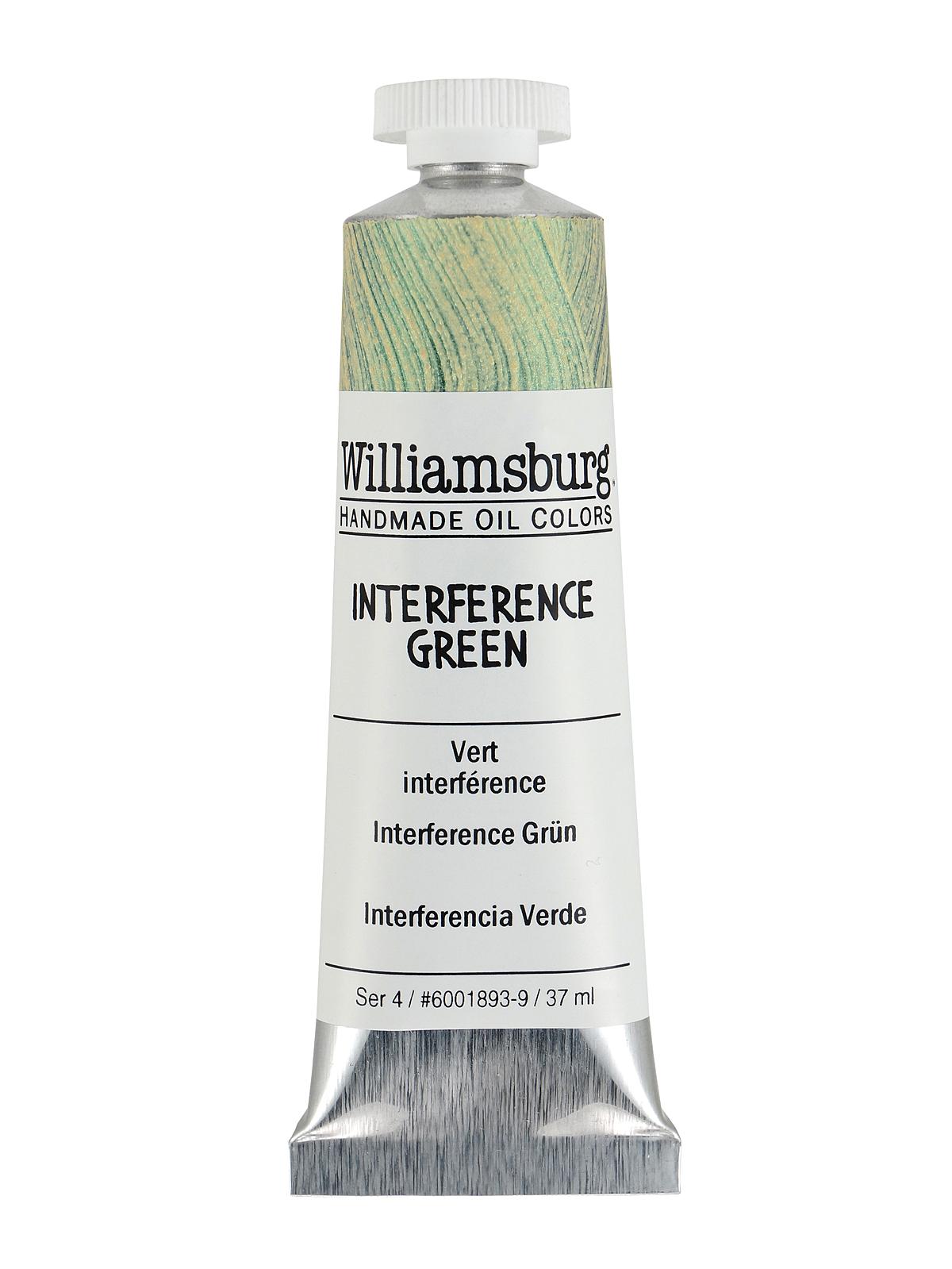 Handmade Oil Colors interference green 37 ml
