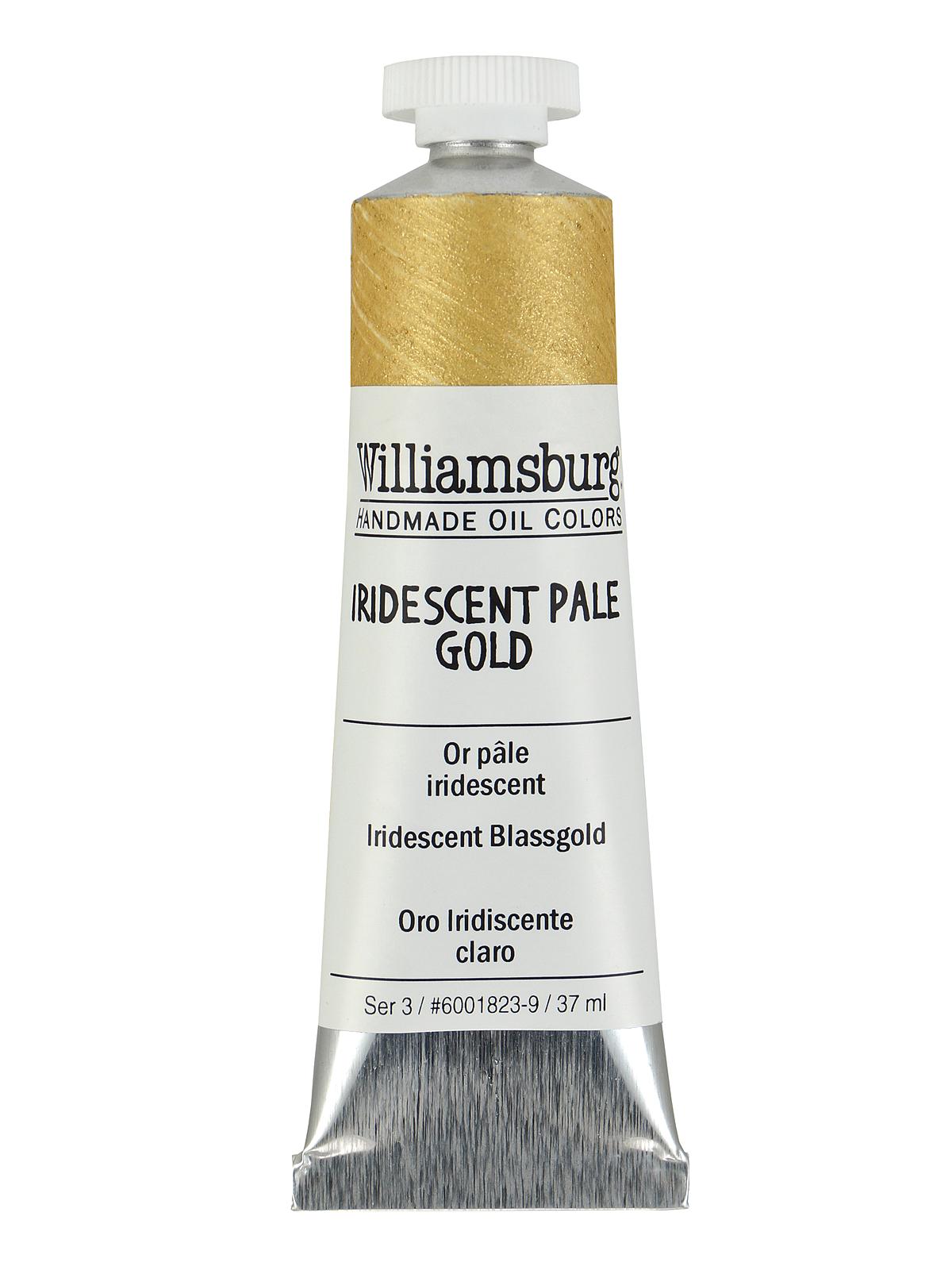 Handmade Oil Colors iridescent pale gold 37 ml