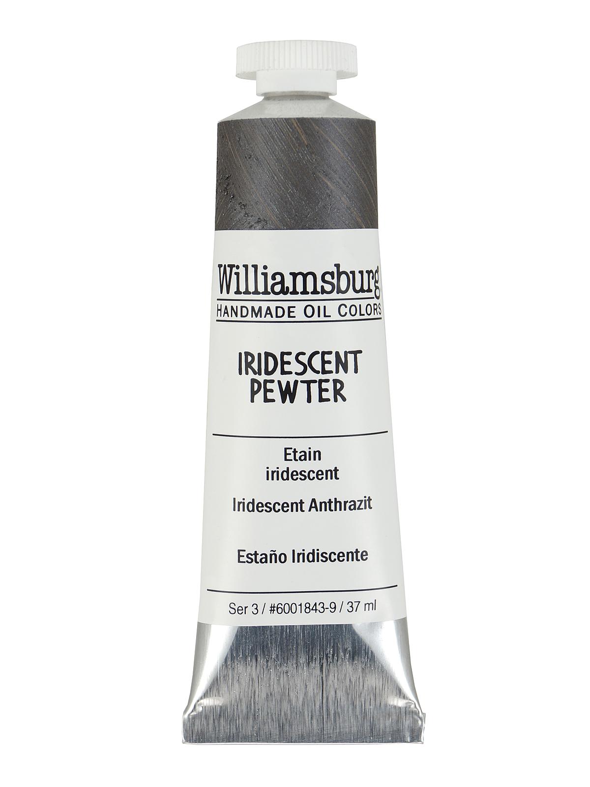 Handmade Oil Colors iridescent pewter 37 ml