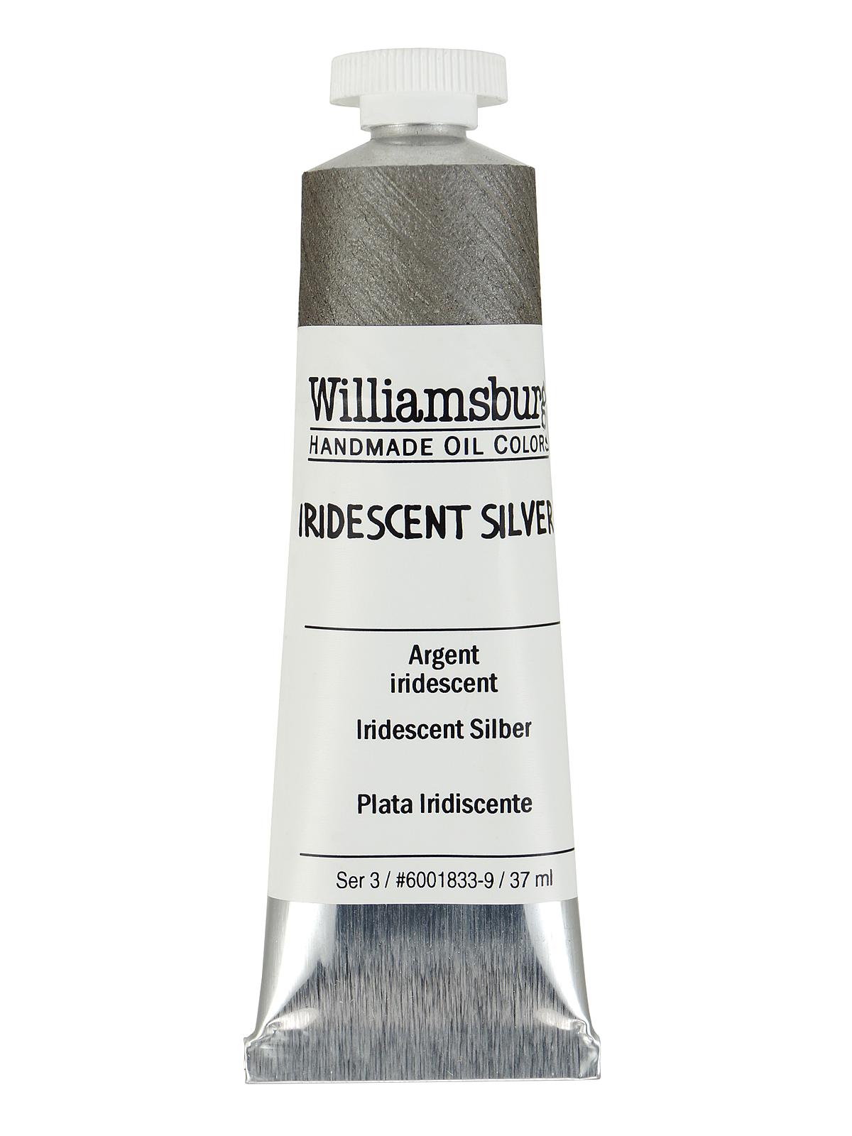 Handmade Oil Colors iridescent silver 37 ml