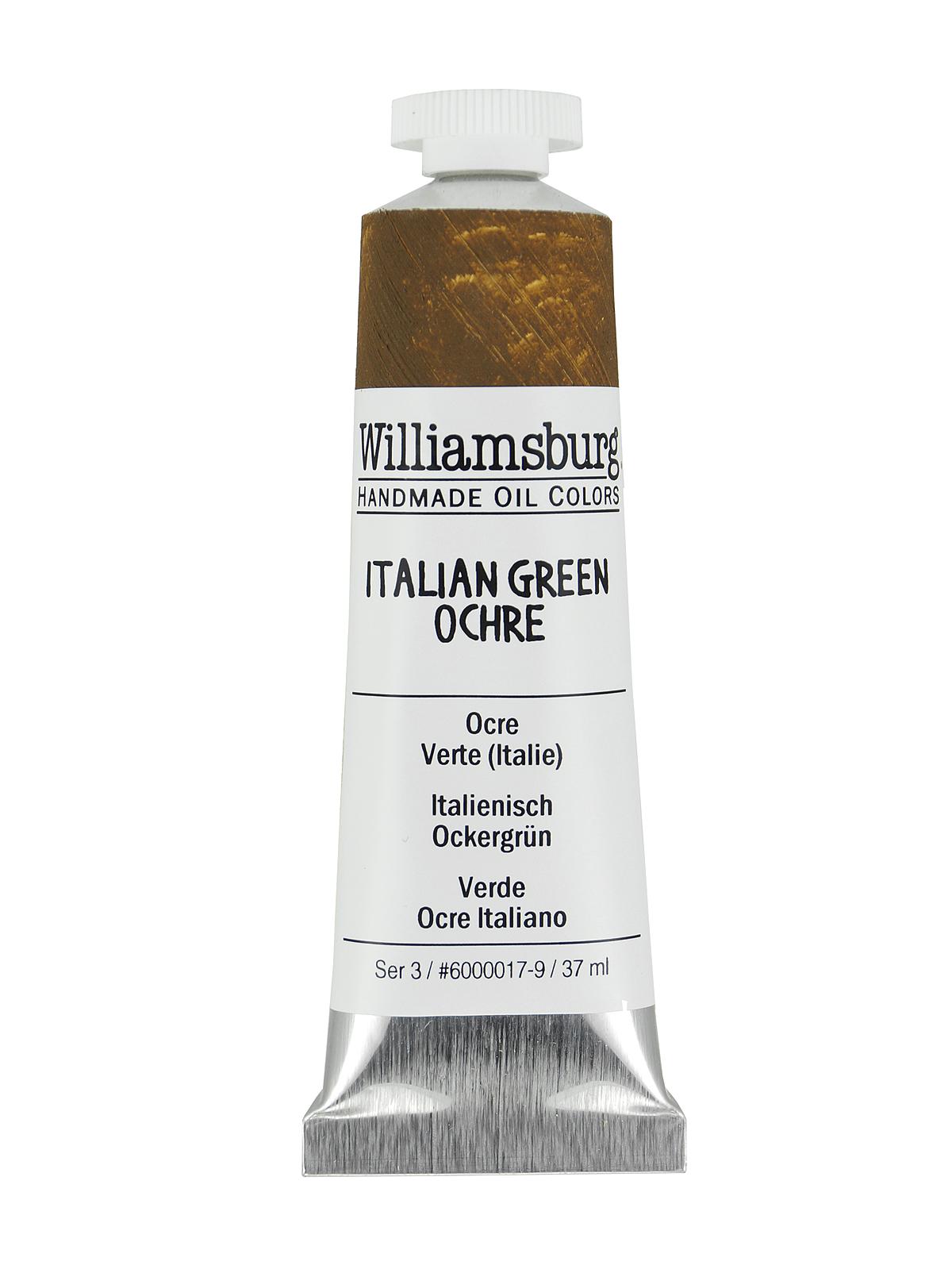 Handmade Oil Colors Italian green ochre 37 ml