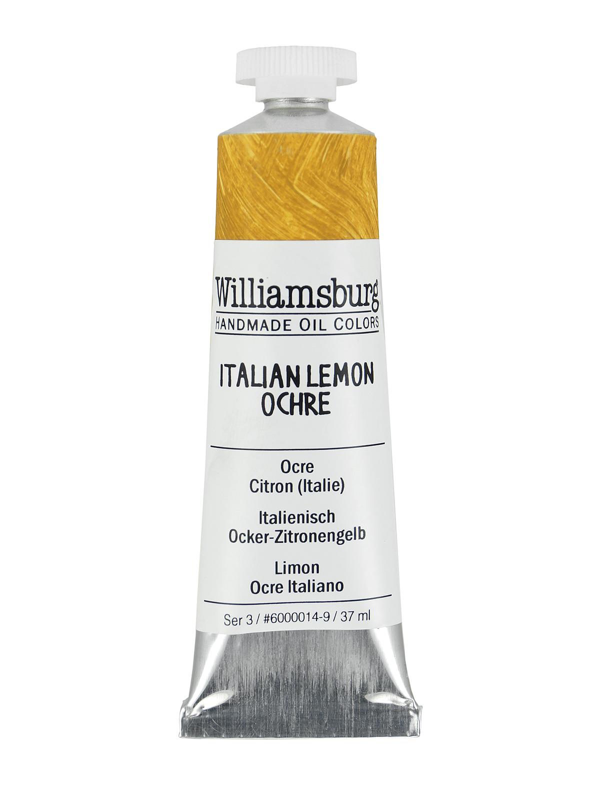 Handmade Oil Colors Italian lemon ochre 37 ml