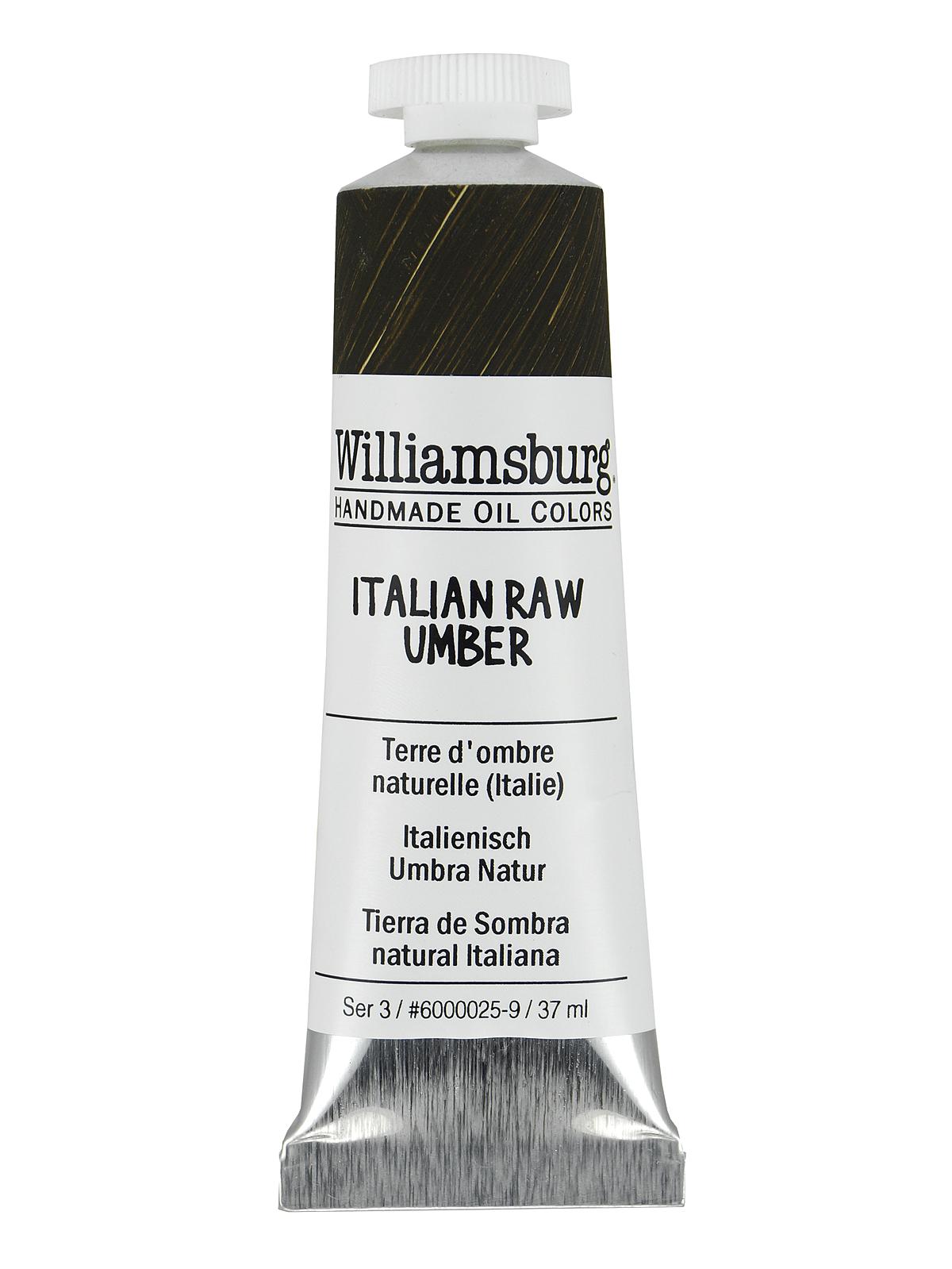 Handmade Oil Colors Italian raw umber 37 ml