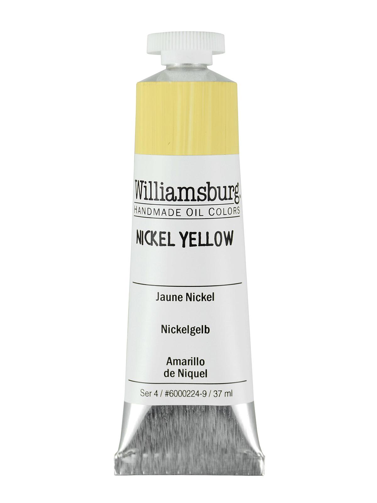 Handmade Oil Colors Nickel Yellow 37 Ml