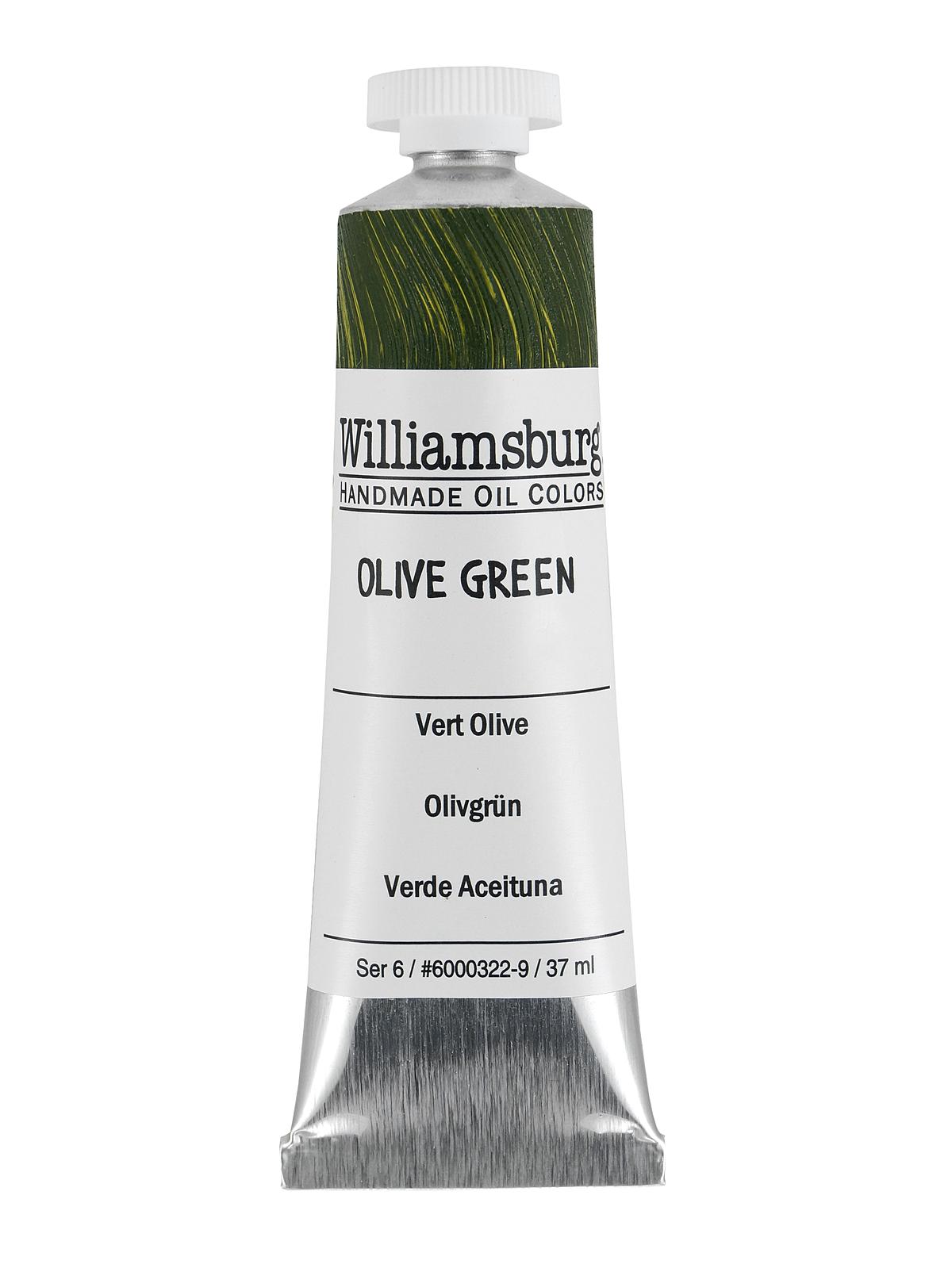 Handmade Oil Colors olive green 37 ml