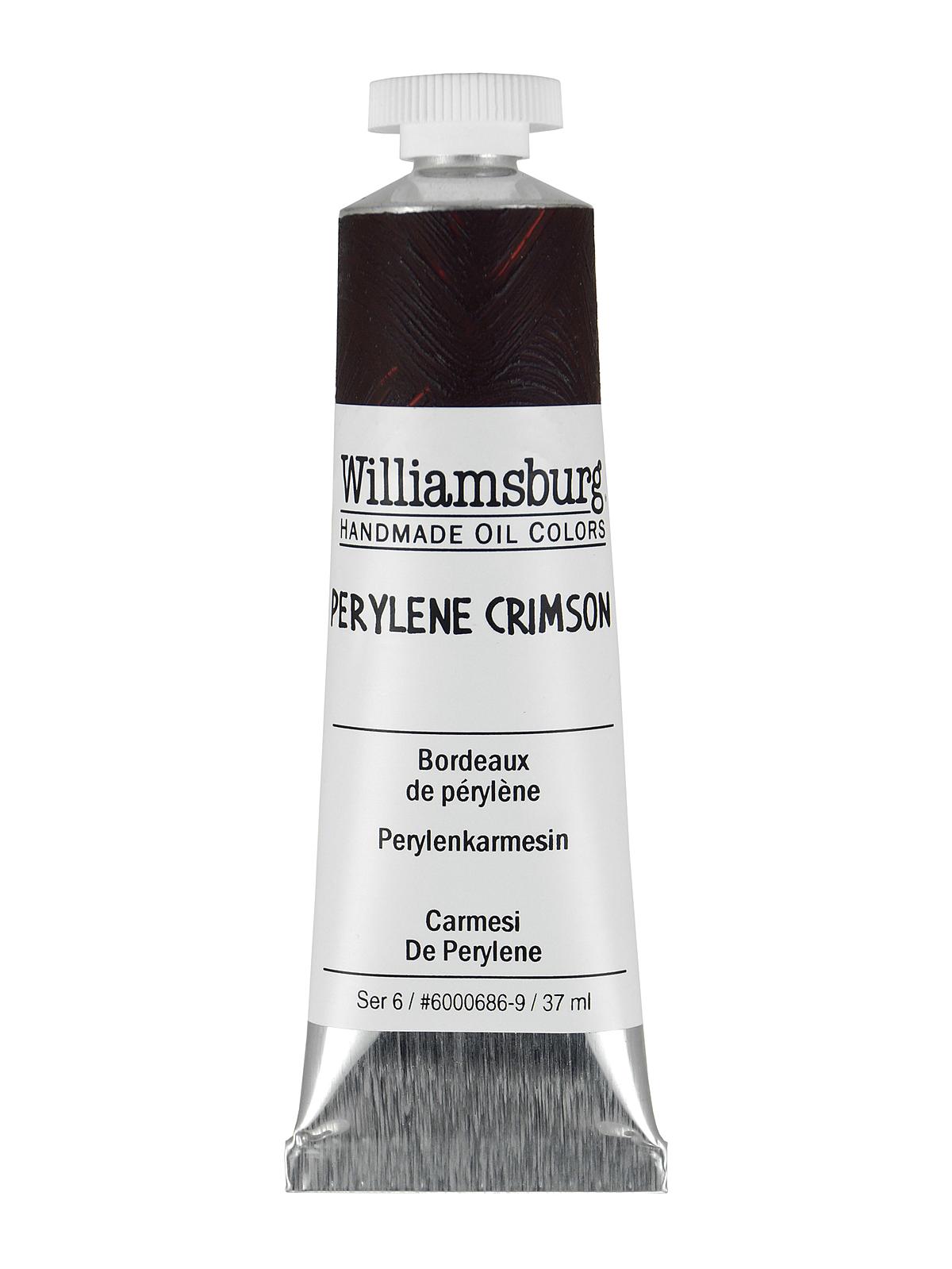 Handmade Oil Colors perylene crimson 37 ml