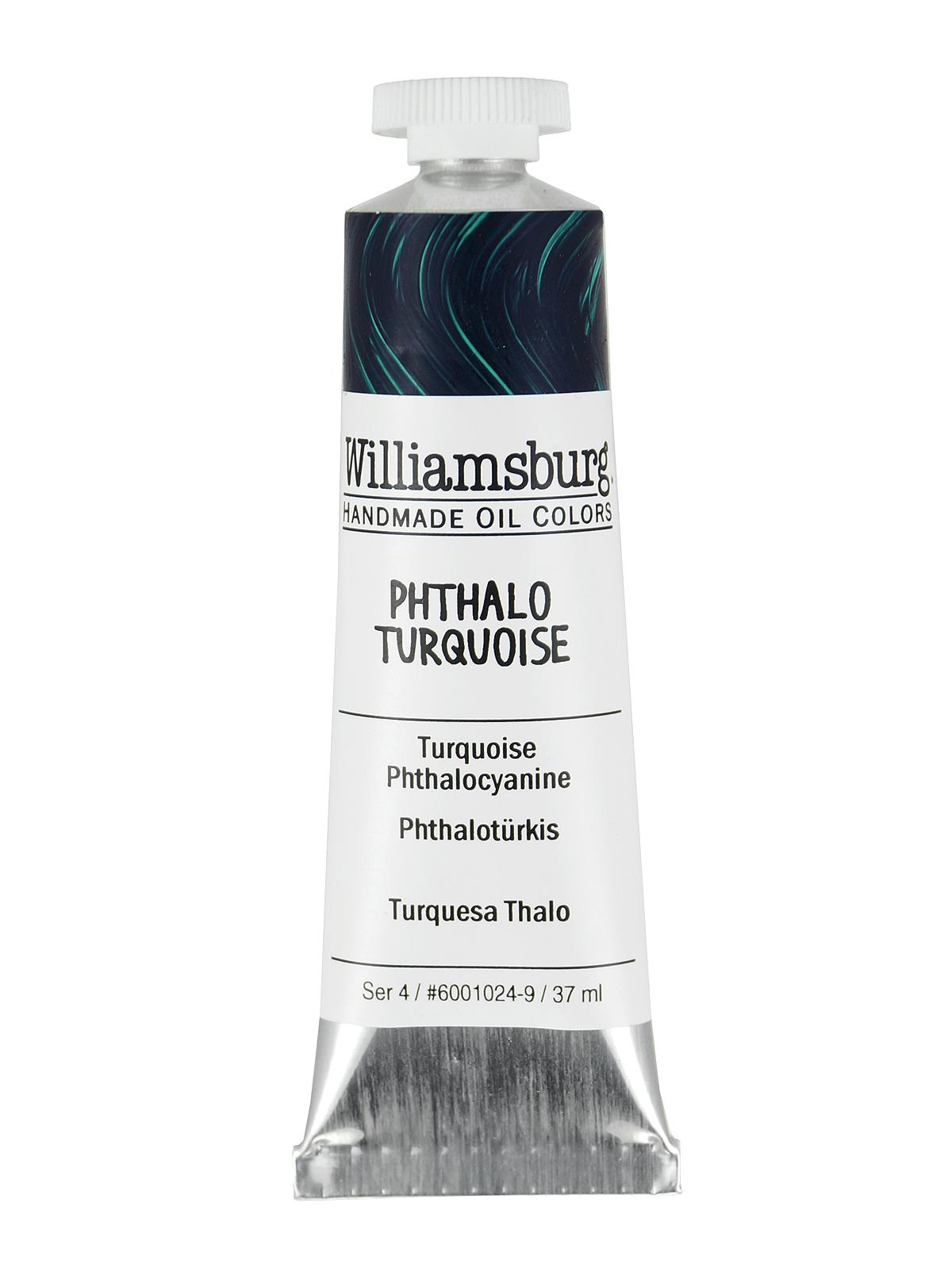 Handmade Oil Colors phthalo turquoise 37 ml