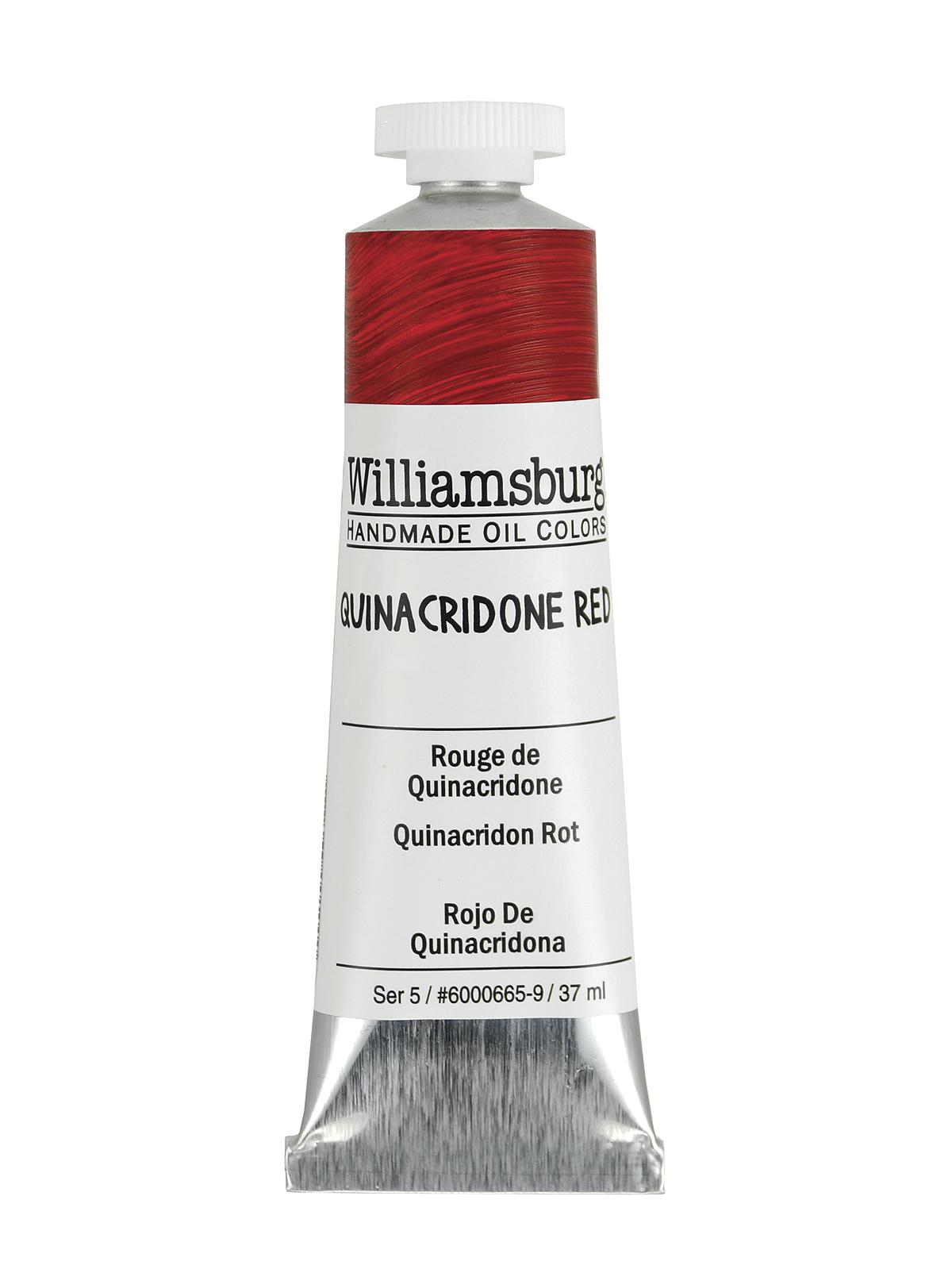 Handmade Oil Colors quinacridone red 37 ml
