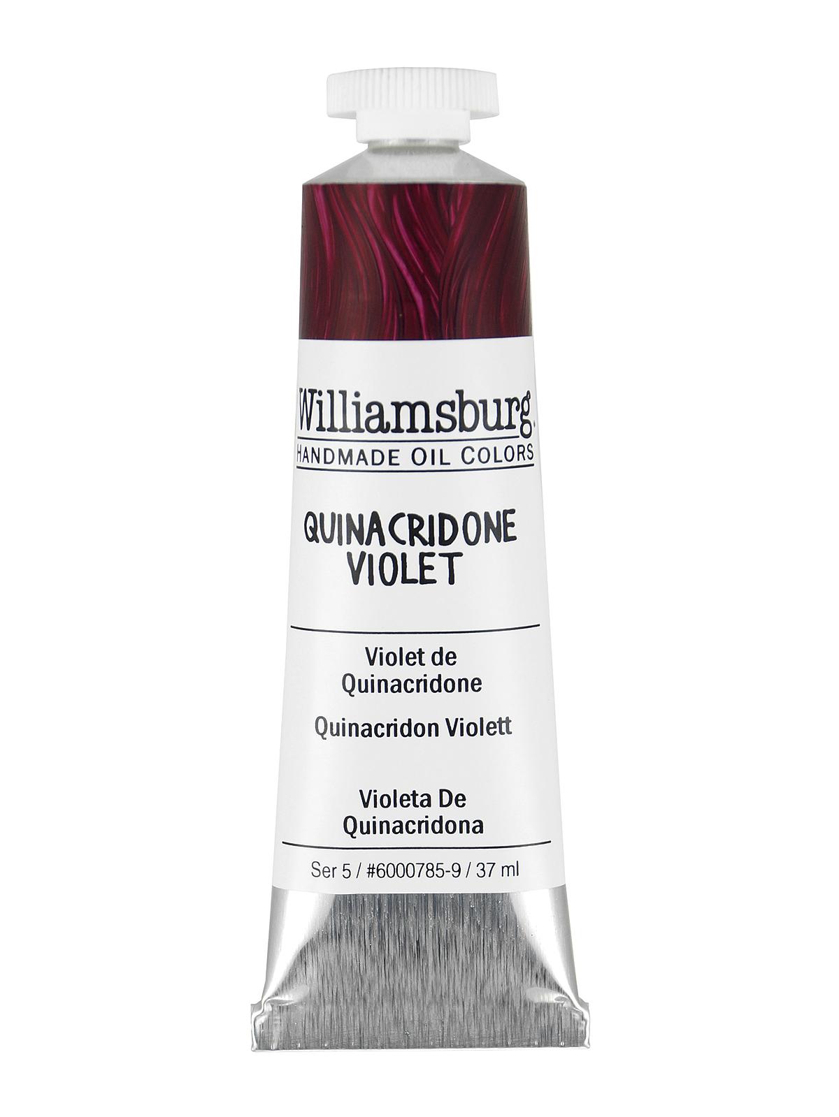 Handmade Oil Colors quinacridone violet 37 ml