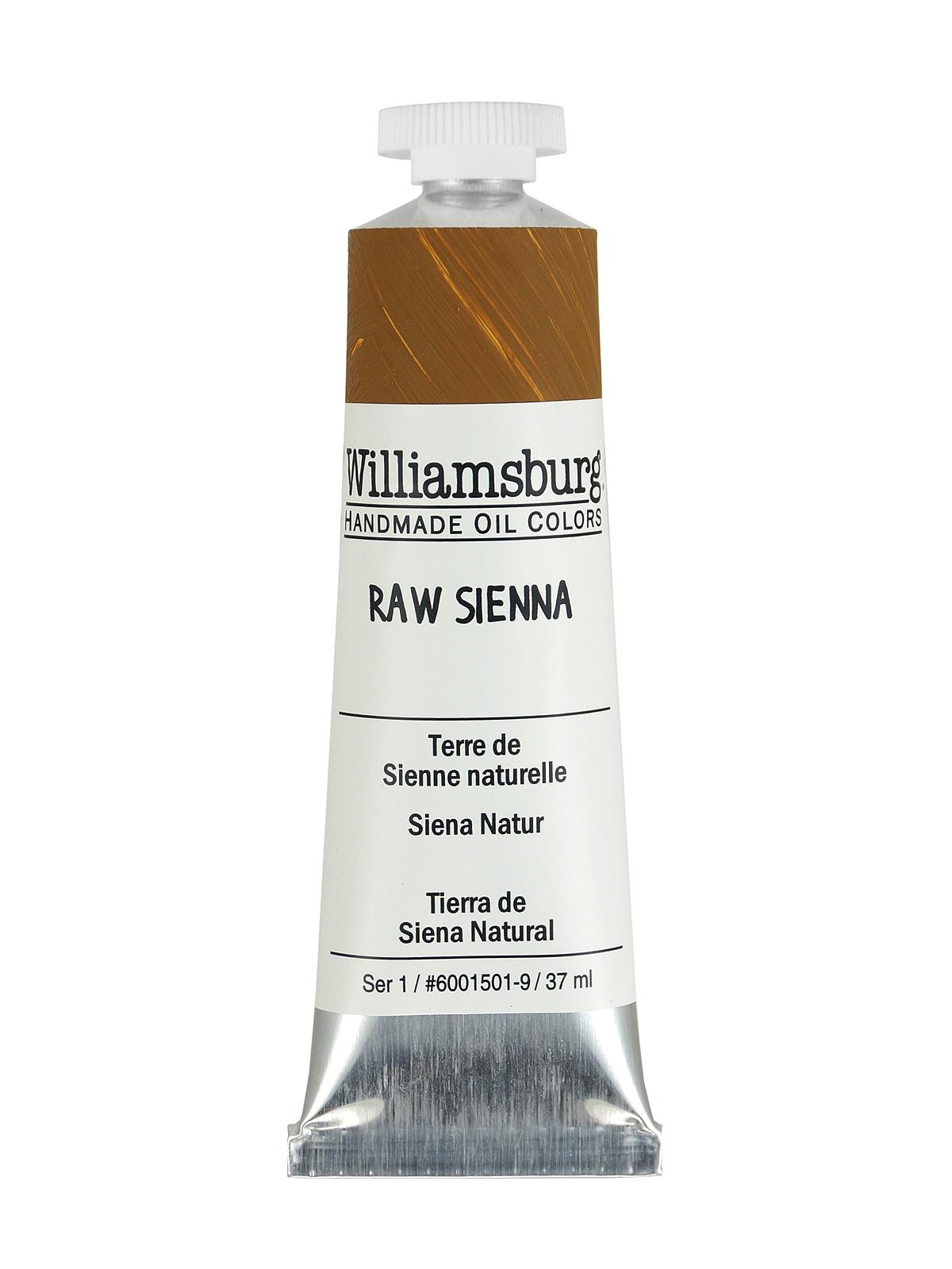 Handmade Oil Colors raw sienna 37 ml