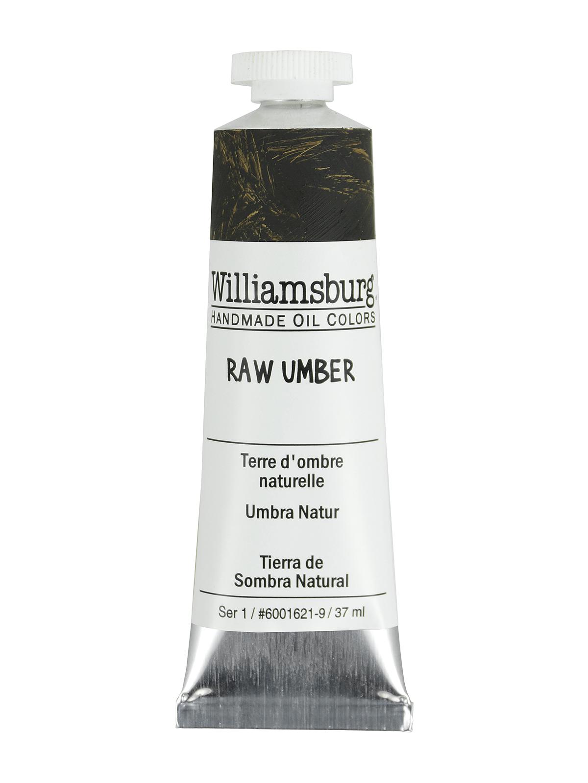 Handmade Oil Colors raw umber 37 ml