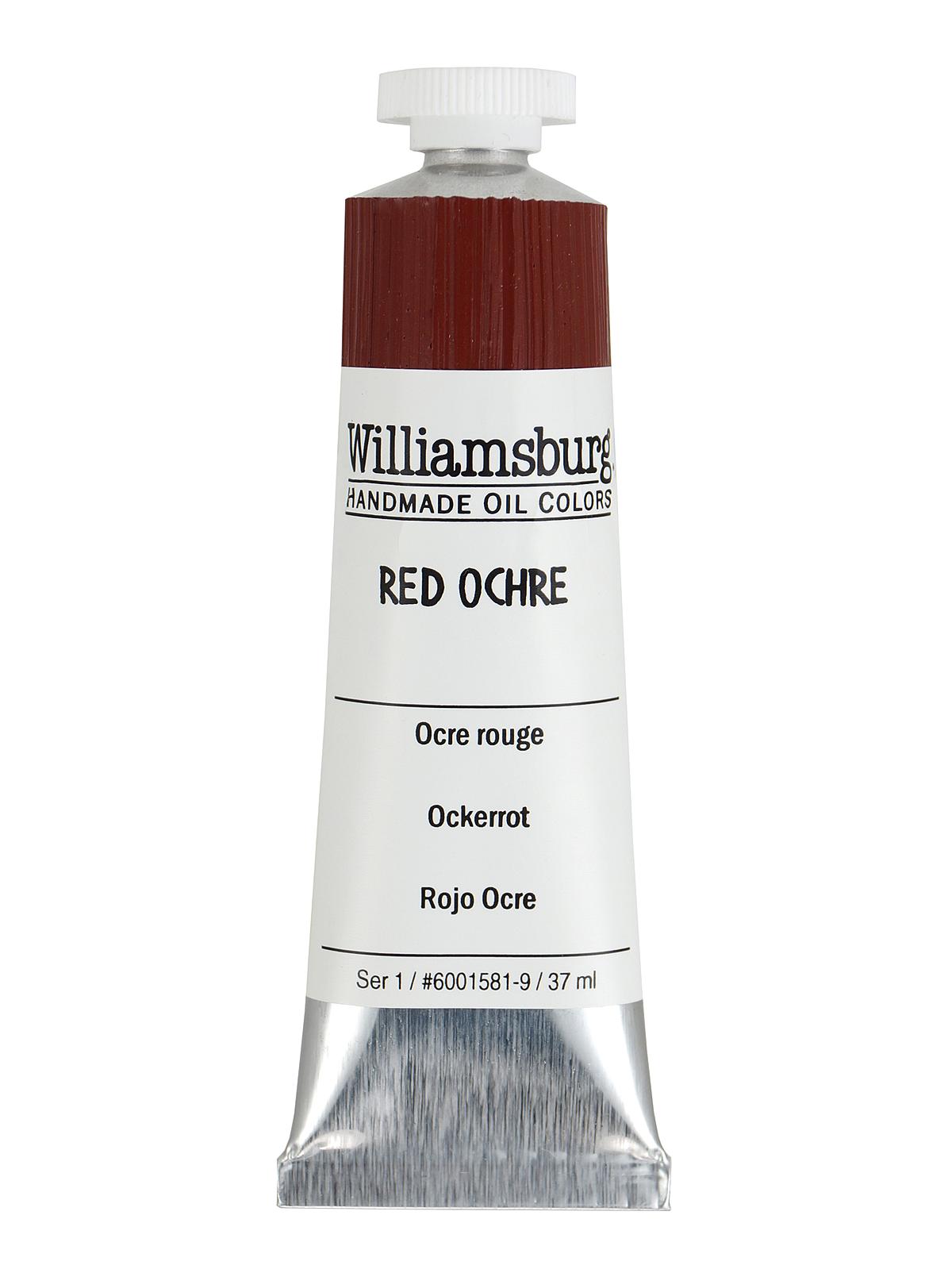 Handmade Oil Colors red ochre 37 ml