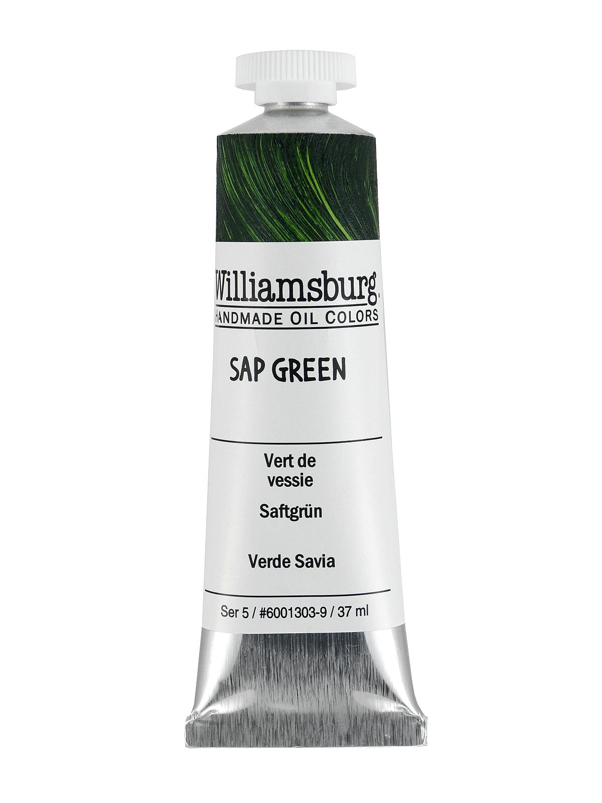 Handmade Oil Colors sap green 37 ml