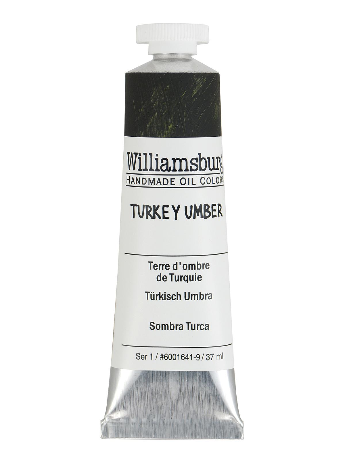 Handmade Oil Colors turkey umber 37 ml