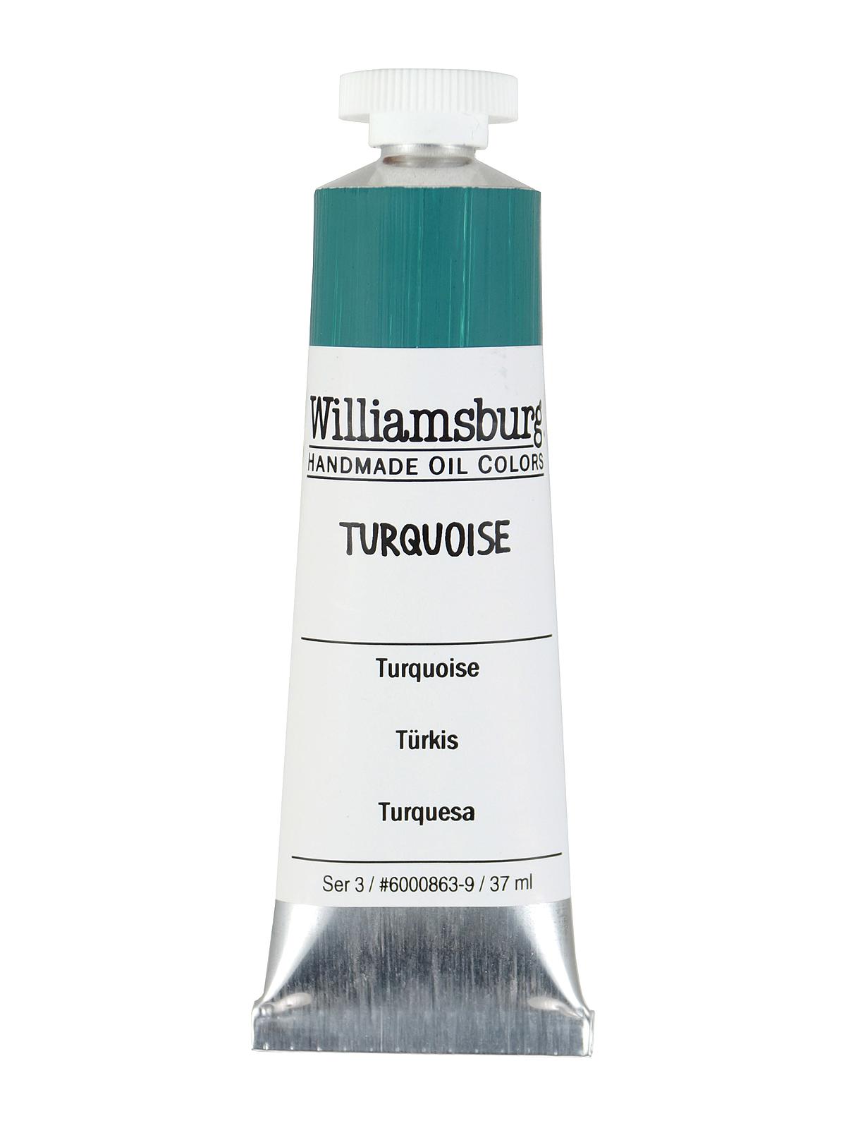Handmade Oil Colors turquoise 37 ml
