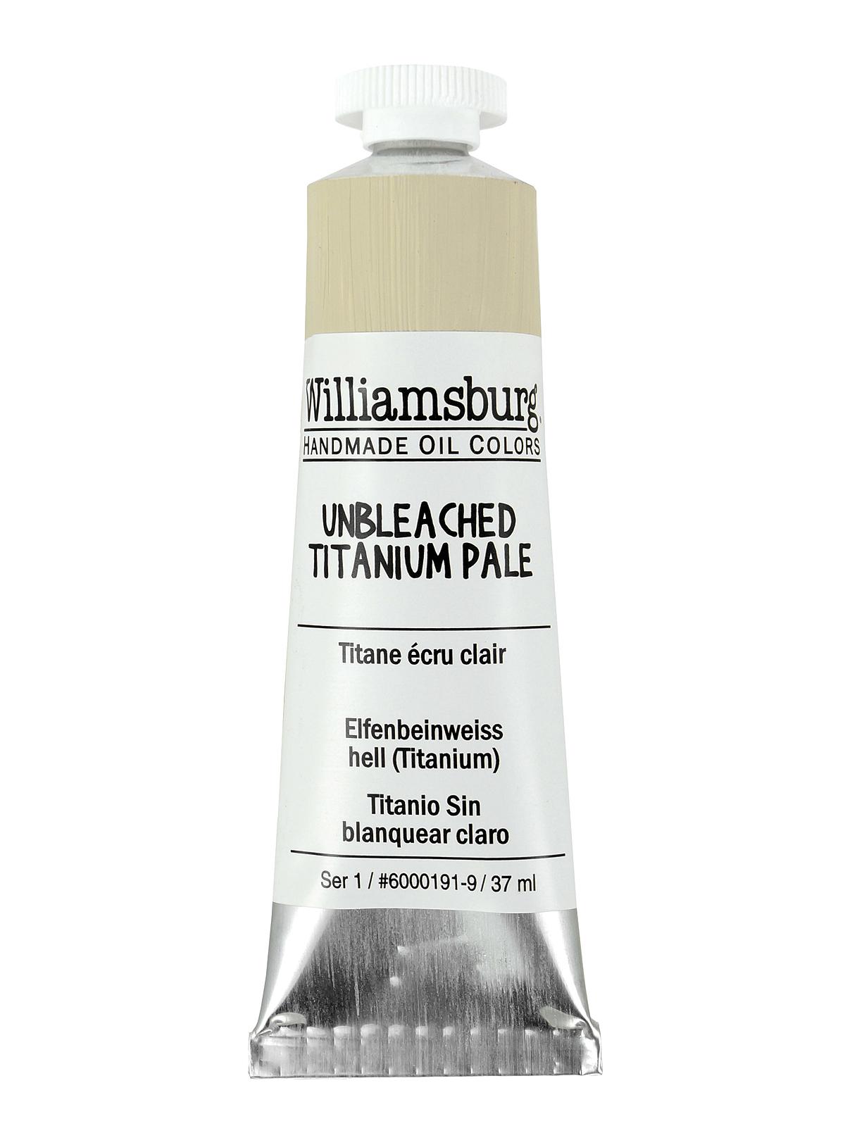 Handmade Oil Colors unbleached titanium pale 37 ml