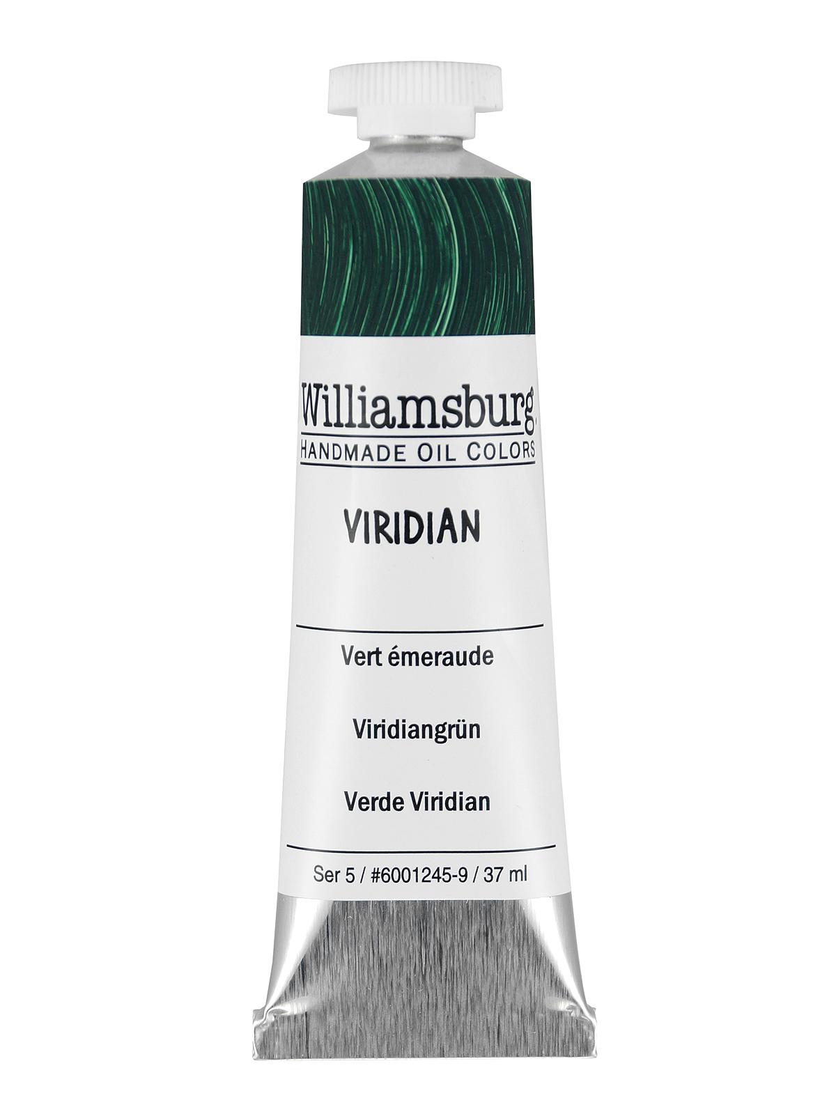 Handmade Oil Colors viridian 37 ml