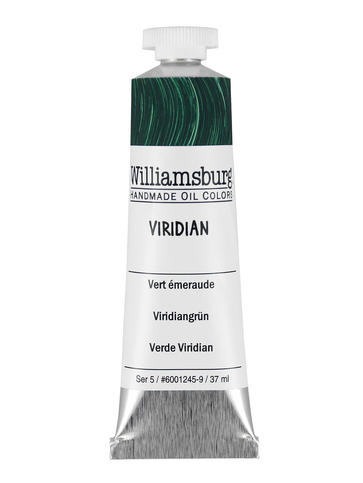 Handmade Oil Colors Viridian 37 Ml