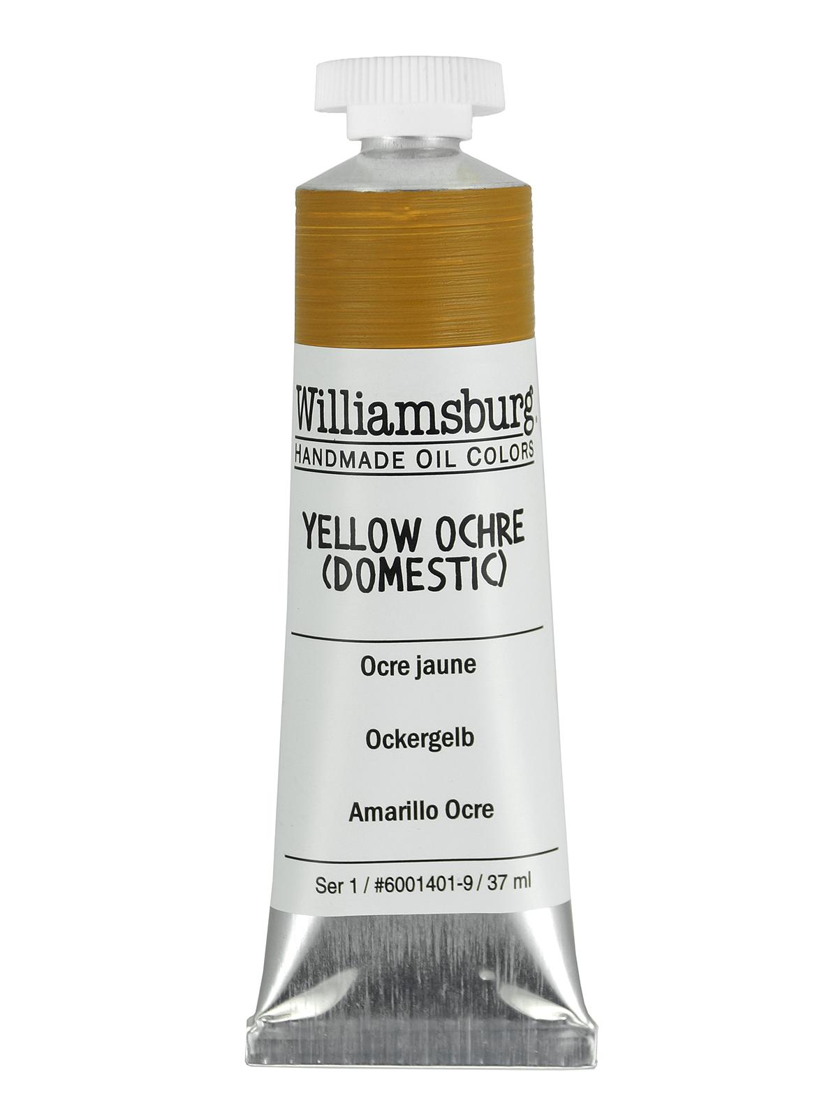Handmade Oil Colors yellow ochre (domestic) 37 ml