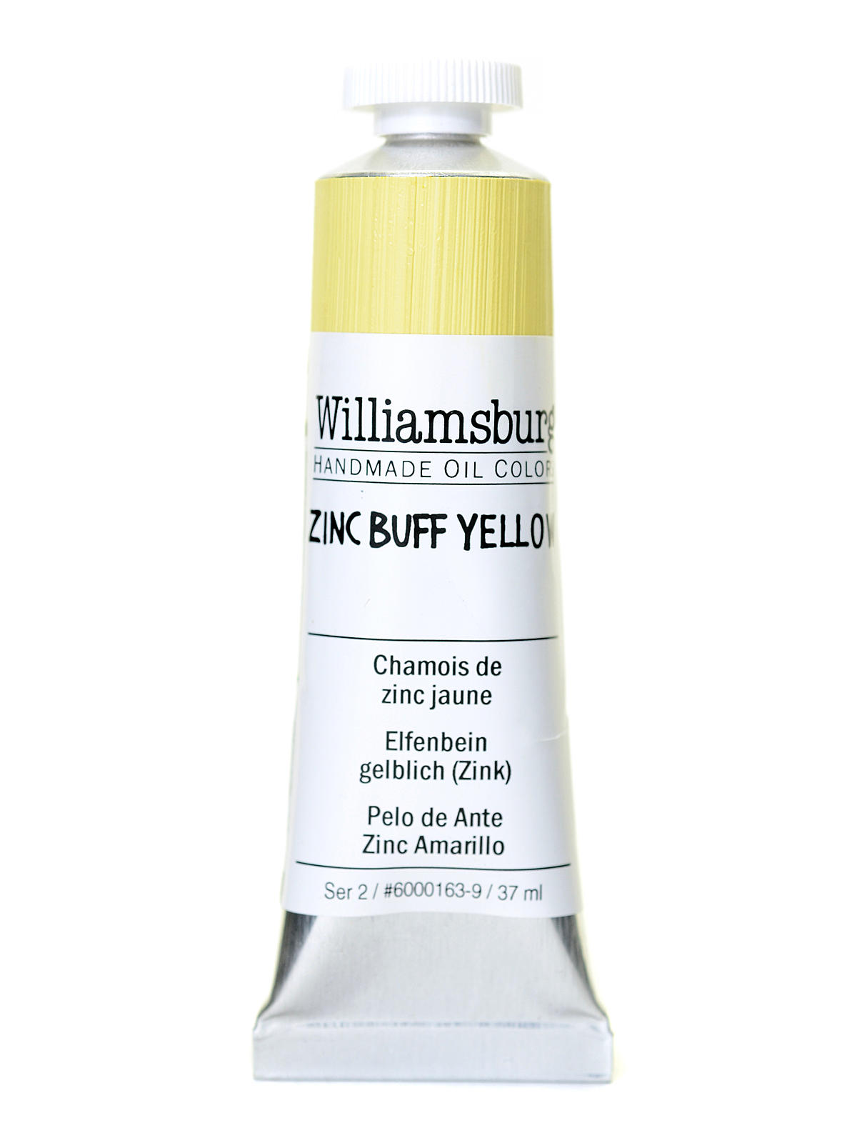 Handmade Oil Colors Zinc Buff Yellowish 37 Ml