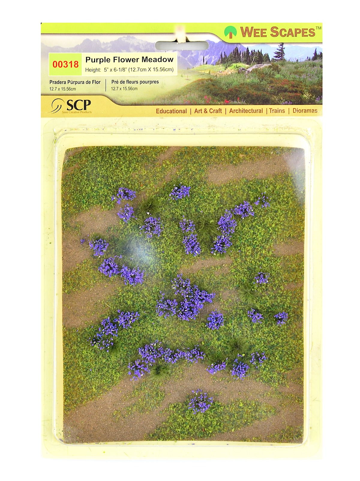 Architectural Model Flowering Meadows Flowering Violet Meadow Sheet