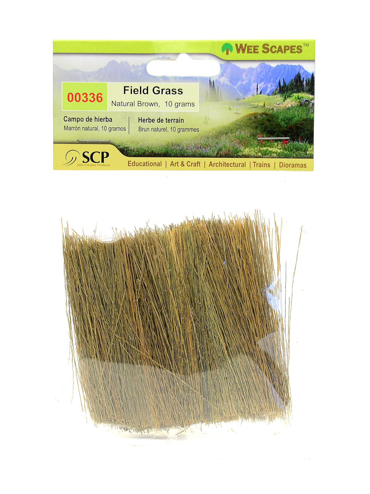 Architectural Model Field Grass Natural Brown