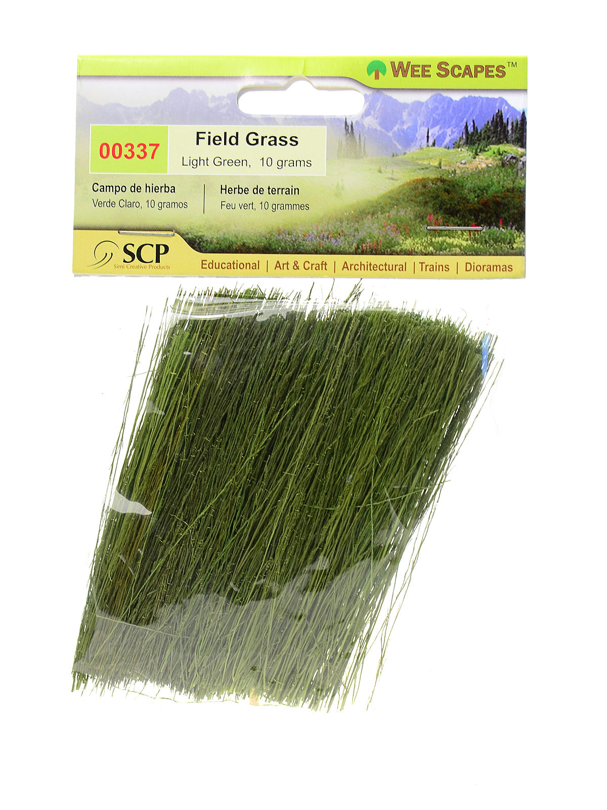 Architectural Model Field Grass Light Green