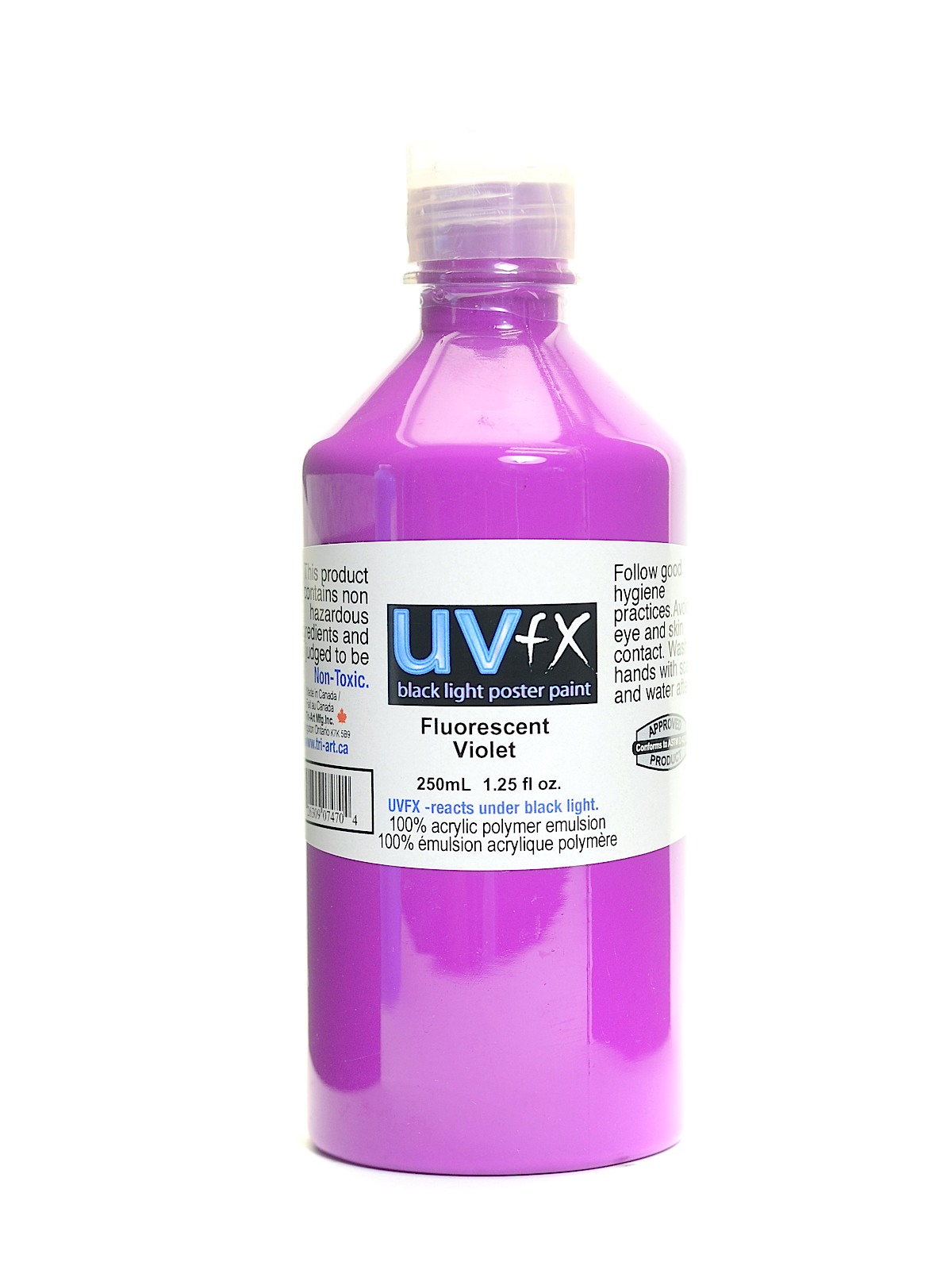 UVFX Black Light Poster Paint fluorescent violet 250 ml bottle
