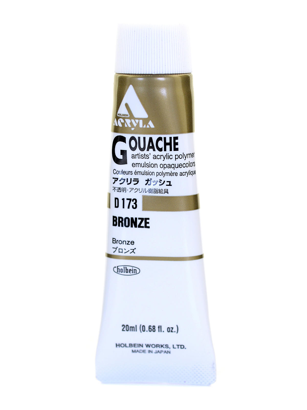 Acrylic Gouache 20 ml bronze