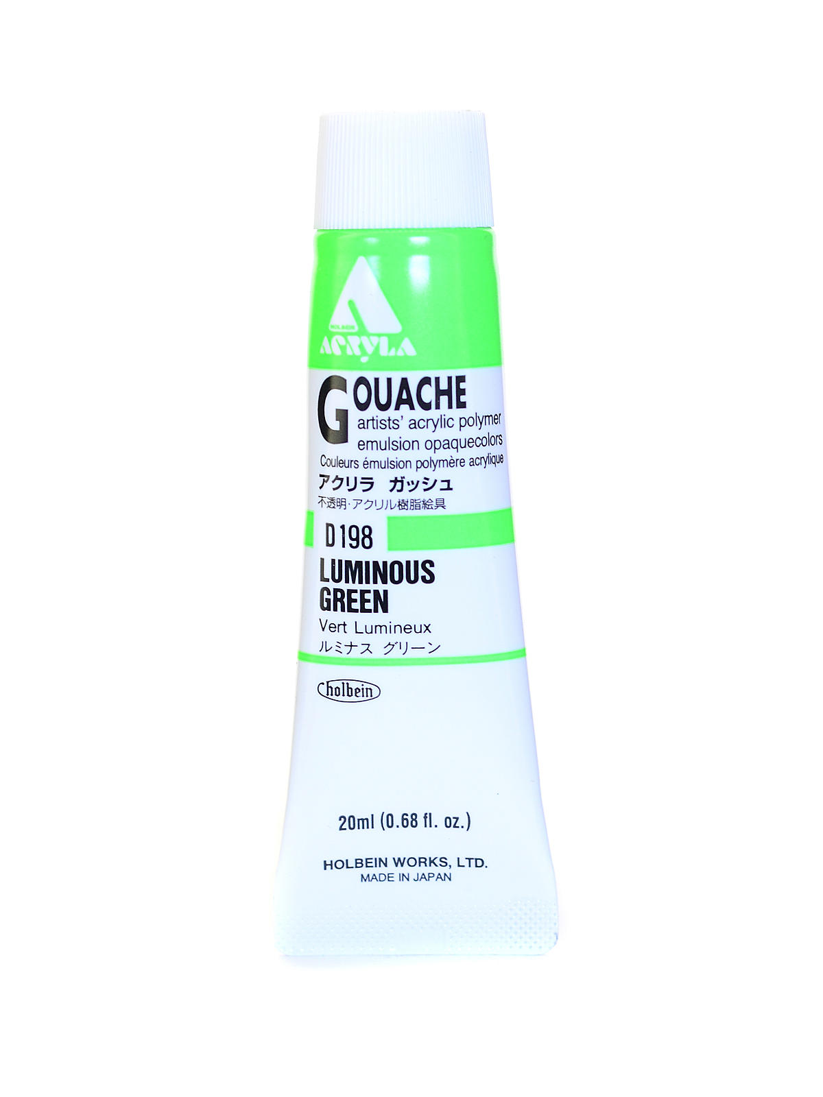Acrylic Gouache 20 ml luminous green