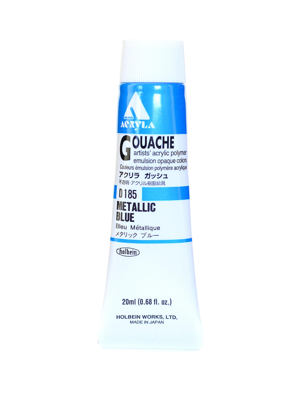 Acrylic Gouache 20 ml metallic blue