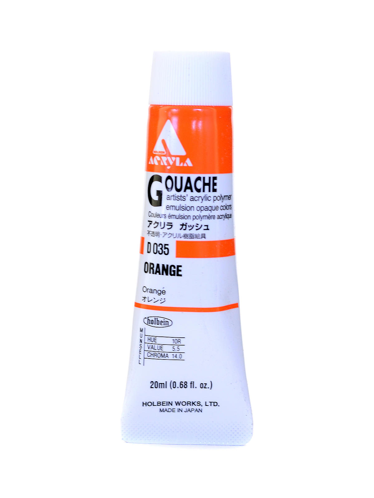 Acrylic Gouache 20 Ml Orange